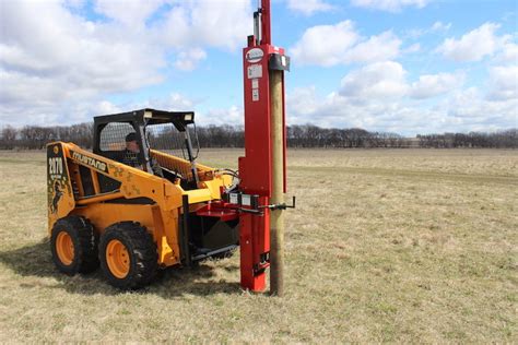 skid steer post driver for sale